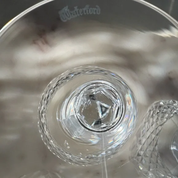Elegant Waterford Colleen Crystal Goblets/Wine Glass Set of 4
